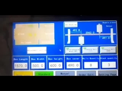 Semi-Auto 2000mm Gekrompen Doos Naaimachine Karton Stapler Draad Pneumatisch aangedreven