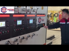 Golfkartondoos die machine maken