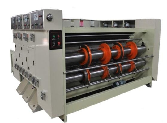 Pneumatische de Drukmachine van 4 Kleurenflexo van het kettingsvoer met Slotter en Matrijzensnijder