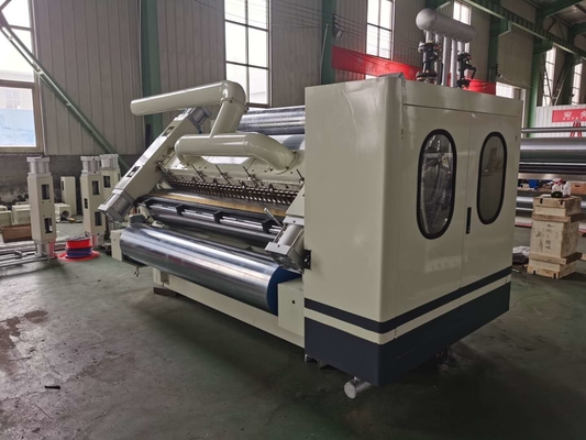 Het automatische 1400mm Enige Facer Golfmachinee Fluit Elektrische Verwarmen