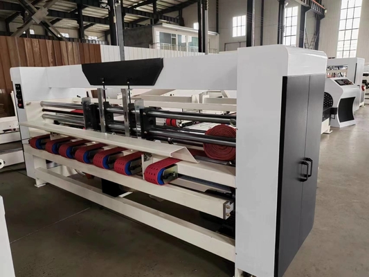 De geautomatiseerde Golfmachine die van de Kartondoos Vouwend Gluer-de Besparing van de Machinemacht stikken