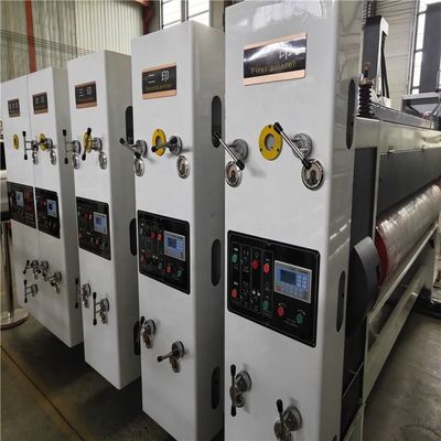 Flexo Printer Slotter Die Cutter Aangepaste Snelheid Verpakkingsproductie