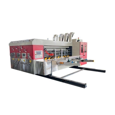 Flexodrukmachine voor gewalste kartonnen doos