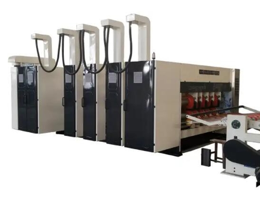 Hoogprecisie geautomatiseerde golfkartondoosmachine Flexo Slotter Printing Making