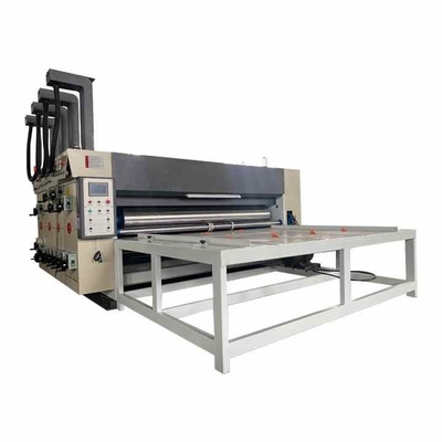 Twee-kleurige gegolfde doos maker machine printer slotter rotary die cutter