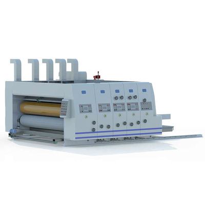 Flexoprinter van karton Slotter Die Cutter 4 Kleur Computerized