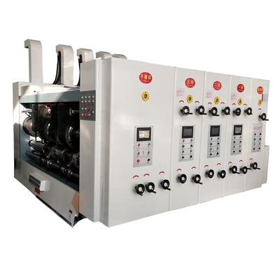 Geavanceerde golfkartonmachine Flexo-printing Slotting Die Cutting High Productive