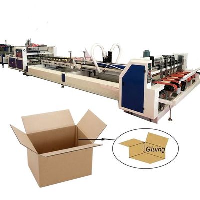 Het vouwen Lijmend Elektrische Gedreven Kartondoos die Machine voor 2600mm vormen