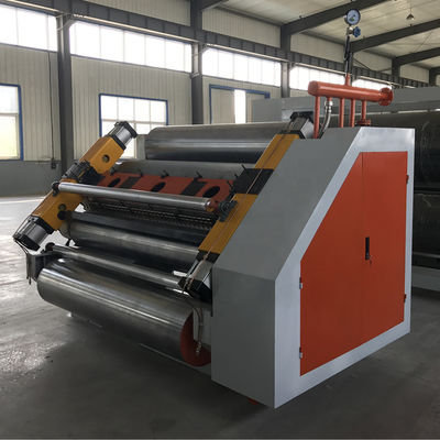 De pneumatische Gedreven Automatische 1600mm Enige Facer Golfmachine van de Kartondoos