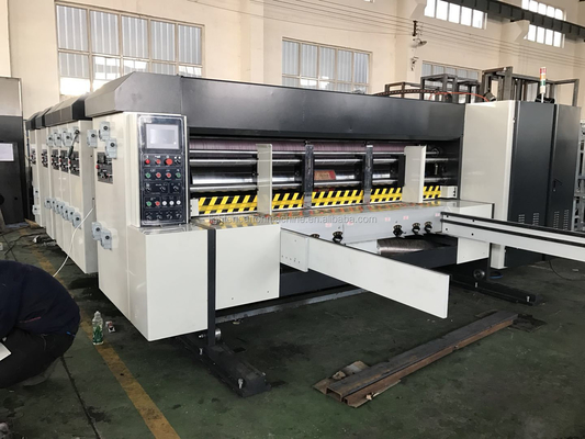 Automatische Kartondoos 4 de Stapelaar van Slotter Die Cutter van de Kleurenprinter
