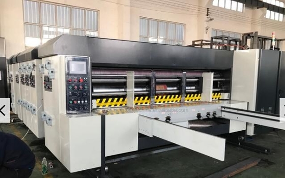 Kartondoos Twee Kleurendruk die Matrijzensnijmachine Automatische 150pcs/Min inlassen