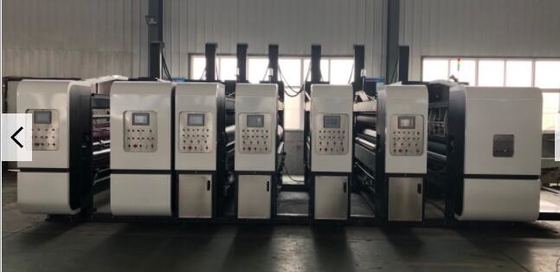 Doos Één de Printer Slotter Machine 180pcs/Min van het pizzafruit van Kleurenflexo