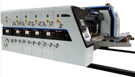 Het automatische Golfkarton van de 4 Kleurenprinter Slotter Die Cutter